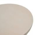 Τραπέζι σαλονιού Mikawa pakoworld MGO κρέμ Φ70x34εκ