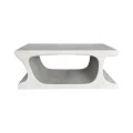 Coffee table Nafel pakoworld mdf white 120x60x45cm