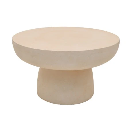 Coffee table Nuebo pakoworld MGO cream D70x40cm