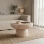 Coffee table Nuebo pakoworld MGO travertine look D70x41.5cm