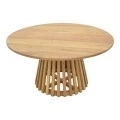 Radiane pakoworld table, solid acacia wood in natural shade, D80x40cm