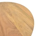 Radiane pakoworld table, solid acacia wood in natural shade, D80x40cm