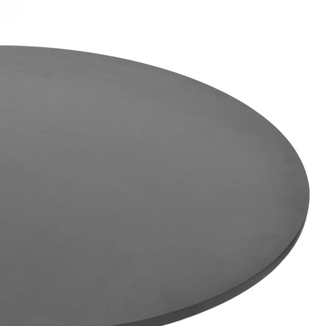 Radiane pakoworld table, solid acacia wood in black shade, D80x40cm