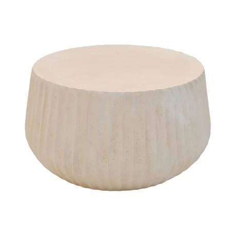 Rongo pakoworld coffee table, MGO cream, D80x41cm