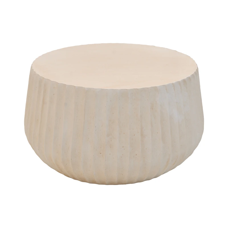 Rongo pakoworld coffee table, MGO cream, D80x41cm