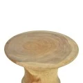Coffee table Stomer pakoworld suar wood in natural shade D66x45cm