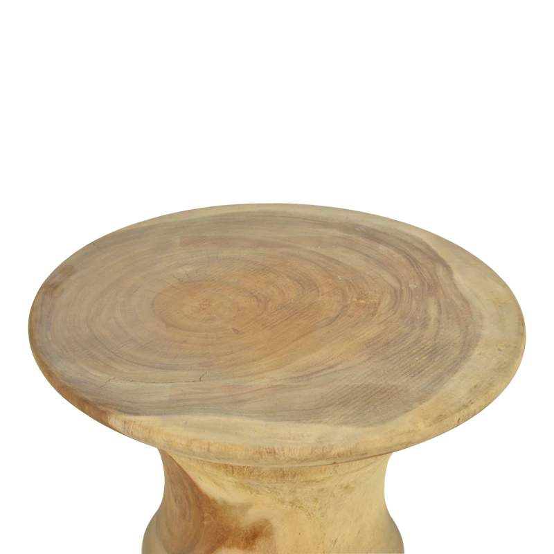 Coffee table Stomer pakoworld suar wood in natural shade D66x45cm