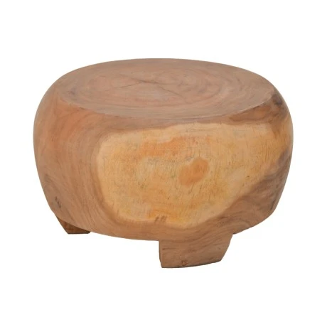 Coffee table Terra pakoworld suar wood in natural color D60x36cm
