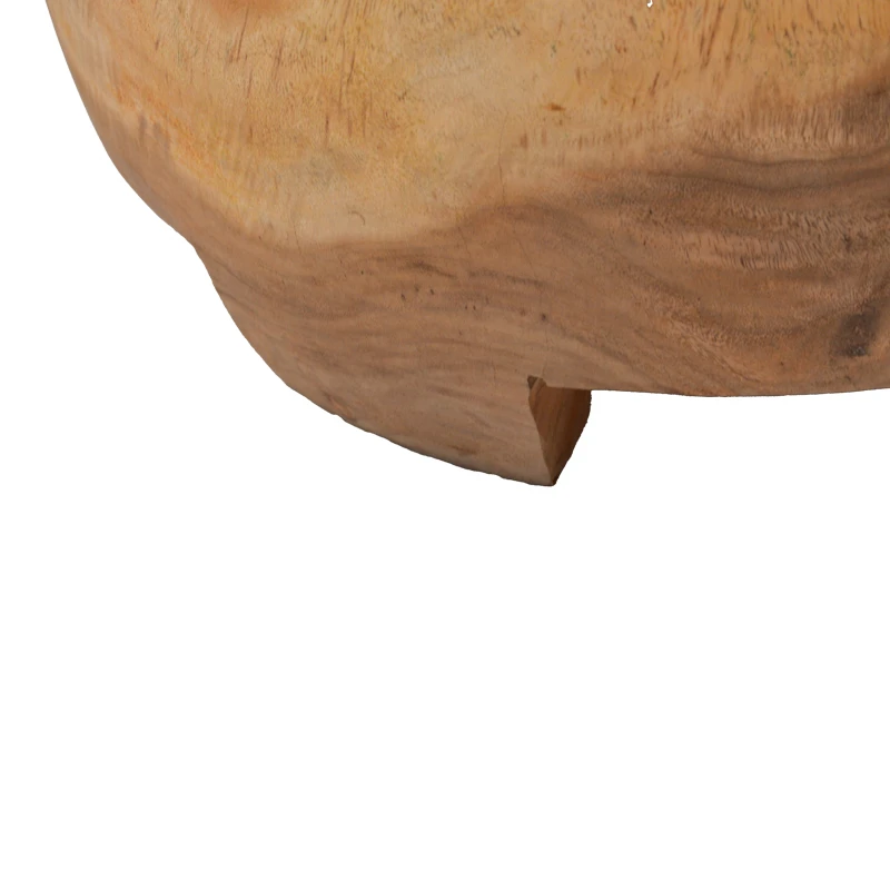 Coffee table Terra pakoworld suar wood in natural color D60x36cm