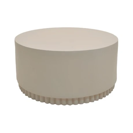 Tierra pakoworld coffee table light grey MGO D75x37cm