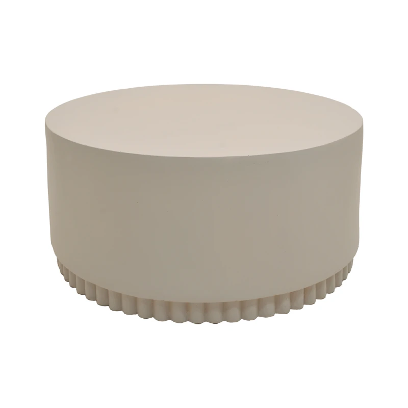 Tierra pakoworld coffee table light grey MGO D75x37cm