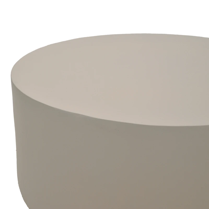 Tierra pakoworld coffee table light grey MGO D75x37cm
