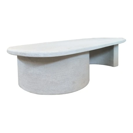 Coffee table Verven pakoworld mdf white 120x60x32cm