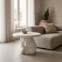 Coffee table Zinol pakoworld mdf-polyresin white D60x41cm