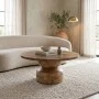 Table Zoulen pakoworld natural color walnut mango wood Φ80x40cm