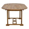 Sopho pakoworld table expandable natural acacia wood 200/150x100x75cm