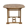 Sopho pakoworld table expandable natural acacia wood 200/150x100x75cm