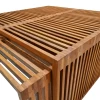 Tinnie I pakoworld table set of 2 teak wood in a natural shade