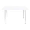 Τραπέζι Vista pakoworld αλουμίνιο σε λευκη απόχρωση 150x80x72εκ