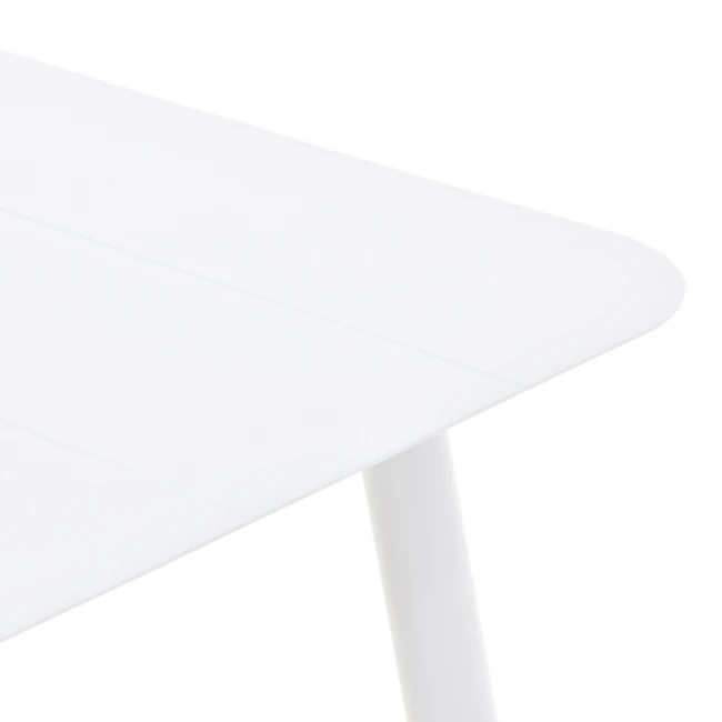 Τραπέζι Vista pakoworld αλουμίνιο σε λευκη απόχρωση 150x80x72εκ