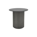 Tραπέζια σαλονιού Dovel pakoworld mdf-μεταλλο σετ 2τεμ. μαύρο