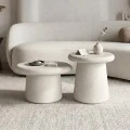 Coffee tables Herona pakoworld set 2 pcs white