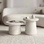 Coffee tables Herona pakoworld set 2 pcs white