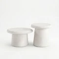 Coffee tables Herona pakoworld set 2 pcs white