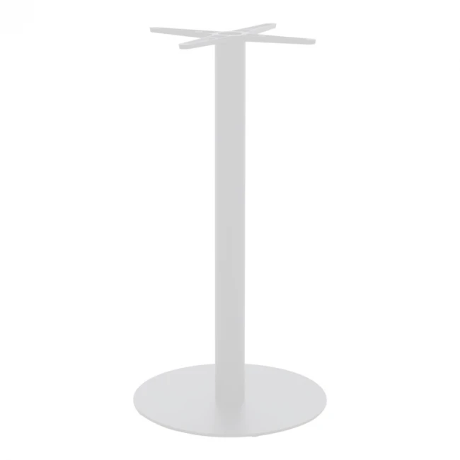 Table base bar Closet pakoworld metal white-black D40x108cm