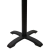 Table base bar Ntona pakoworld metal black 62x62x108cm