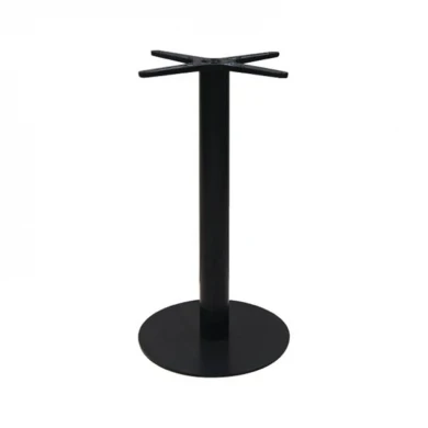 Βάση τραπεζιού Bar Stada pakoworld μεταλλική σε μαύρη απόχρωση Φ40x108εκ
