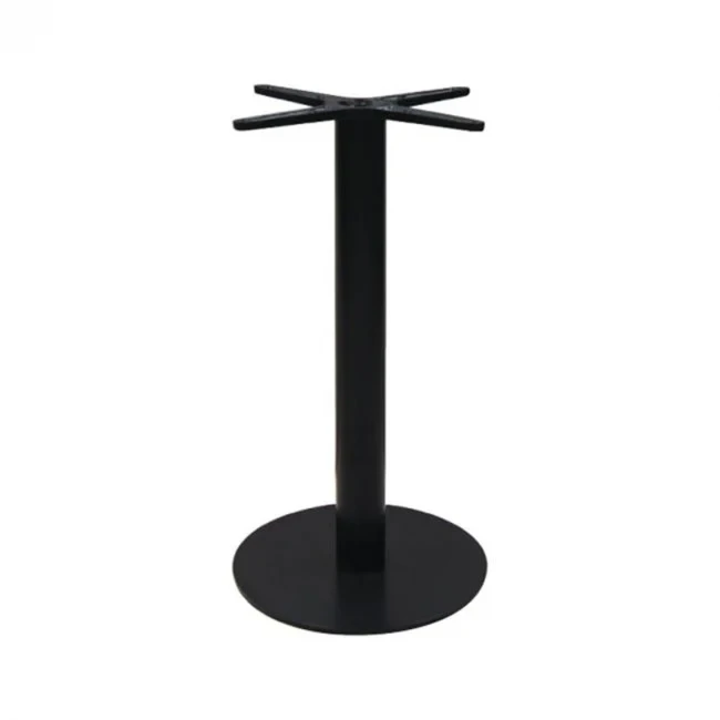 Stada pakoworld metal table base in black shade 40x40x108cm