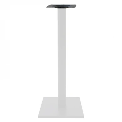 Βάση τραπεζιού bar Staid pakoworld μεταλλική λευκή-μαύρη 40x40x94εκ