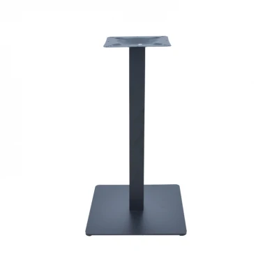 Βάση τραπεζιού Batan I pakoworld μεταλλική σε μαύρη απόχρωση 40x40x72εκ