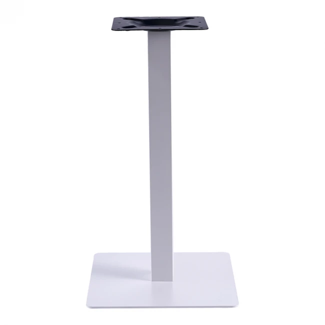 Βάση τραπεζιού Batan I pakoworld μέταλλο λευκό 40x40x72εκ