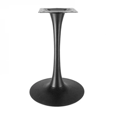 Βάση τραπεζιού Cosmopol pakoworld μεταλλική σε μαύρη απόχρωση Φ50x72εκ