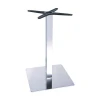 Galax pakoworld aluminum table base in silver shade 45x45x72cm