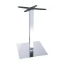 Galax pakoworld aluminum table base in silver shade 45x45x72cm