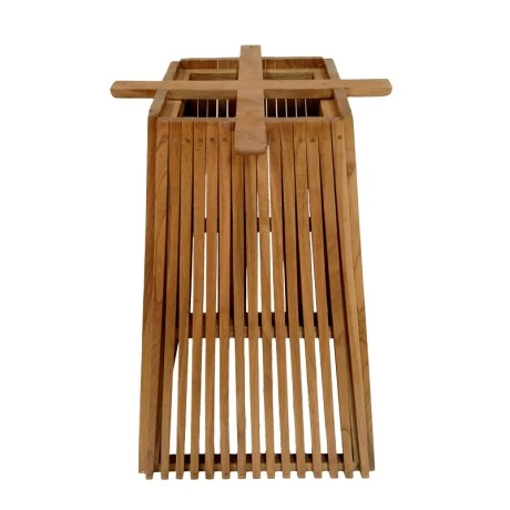 Bar table base Darius pakoworld mindi wood in natural shade 60x60x90cm
