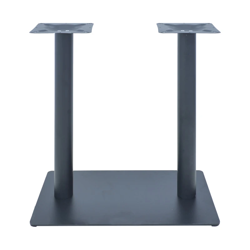 Givosa pakoworld metal table base in black shade 70x40x108cm