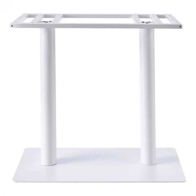 Βάση τραπεζιού Soign pakoworld μέταλλο λευκό 80x40x72εκ