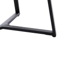 Vampor I  pakoworld metal table base in black shade 112x60x72cm