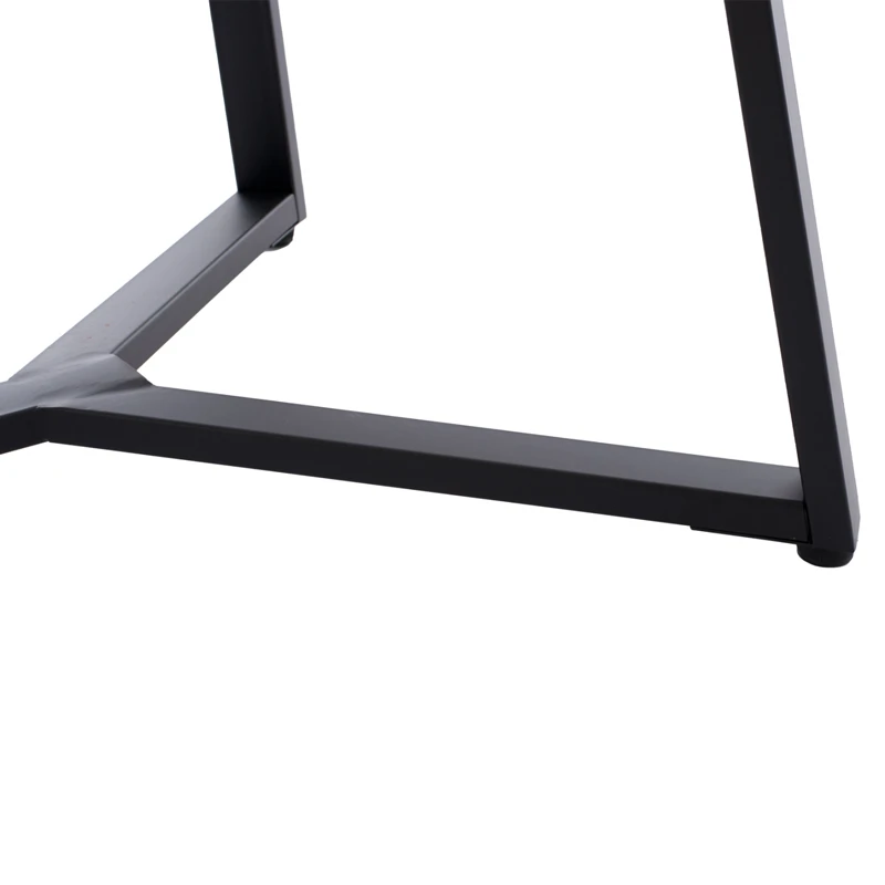 Vampor I  pakoworld metal table base in black shade 112x60x72cm
