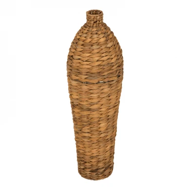 Vase Velout pakoworld hyacinth in natural color D18x57cm