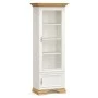 Βιτρίνα Jaden pakoworld golden oak-λευκό antique 70,5x43x197,5εκ