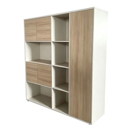Office bookcase Stark pakoworld oak beige 160x40x200cm