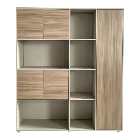 Office bookcase Stark pakoworld oak beige 160x40x200cm