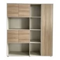 Office bookcase Stark pakoworld oak beige 160x40x200cm