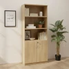 Βιβλιοθήκη γραφείου επαγγελματική Amazon pakoworld χρώμα sonoma 80x40x200εκ