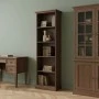 Bookcase Mozart pakoworld in walnut color 60x34,5x202,5cm